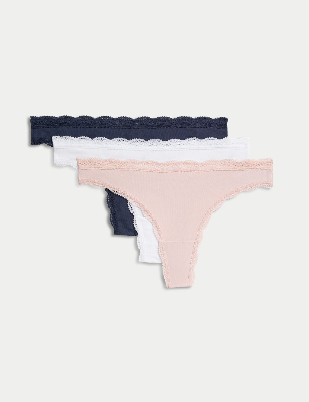  Victoria's Secret PINK Thong Panty Set of 3 Small No-show Black  / Burnt Umber / Cappuccino : Clothing, Shoes & Jewelry
