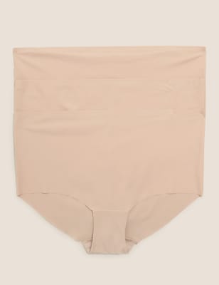 

Womens M&S Collection 3pk No VPL High Rise Knicker Shorts - Rose Quartz, Rose Quartz