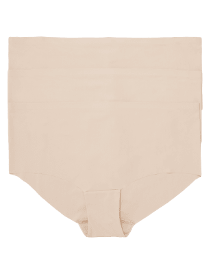 

Womens BODY 3pk No VPL High Rise Knicker Shorts - Opaline, Opaline