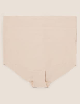 

M&S Collection Pack de 3 braguitas de microfibra tipo culotte Body™ de talle bajo sin marcasWomens - Opaline, Opaline