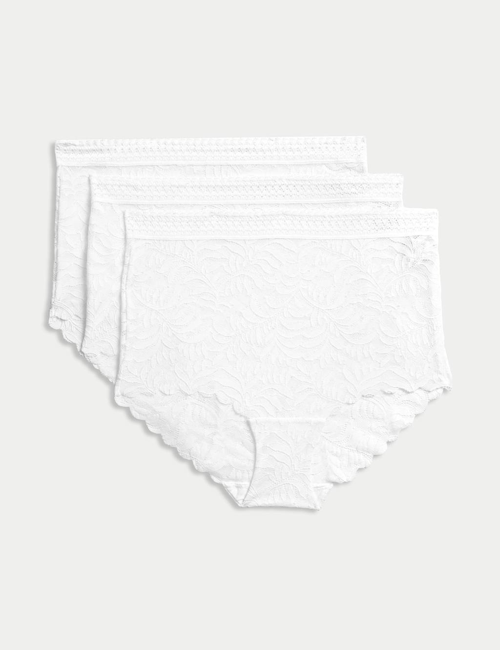 3pk Flexifit™ Lace Full Briefs image 1