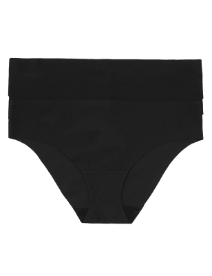 

Womens BODY 3pk No VPL Low Rise Brazilian Knickers - Black, Black