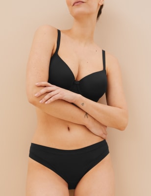 

Womens BODY 3pk Flexifit™ Modal Brazilian Knickers - Black, Black
