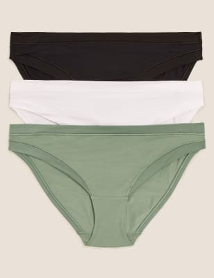 

Womens BODY Pack de 3 braguitas tipo bikini de modal Flexifit™ - Khaki, Khaki