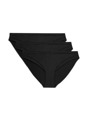 Womens BODY 3pk Flexifit™ Modal Bikini Knickers - Black