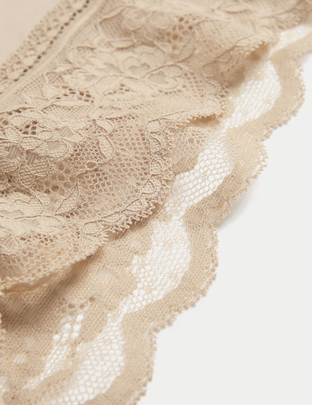 3pk Lace Trim Brazilian Knickers image 5