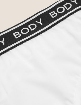 Body Womens 3pk Thongs - 8 - White, White,Black,Dusty Green