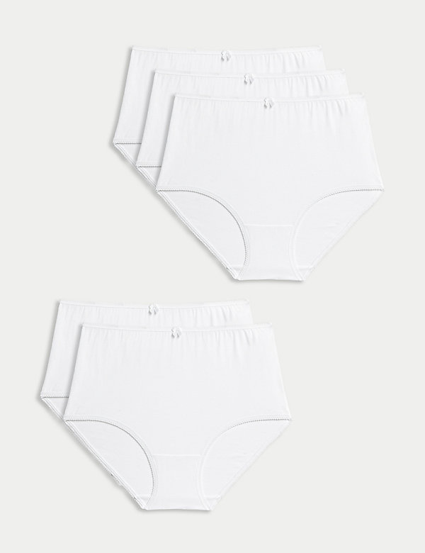 5 件装棉质莱卡®传统三角裤 - SG