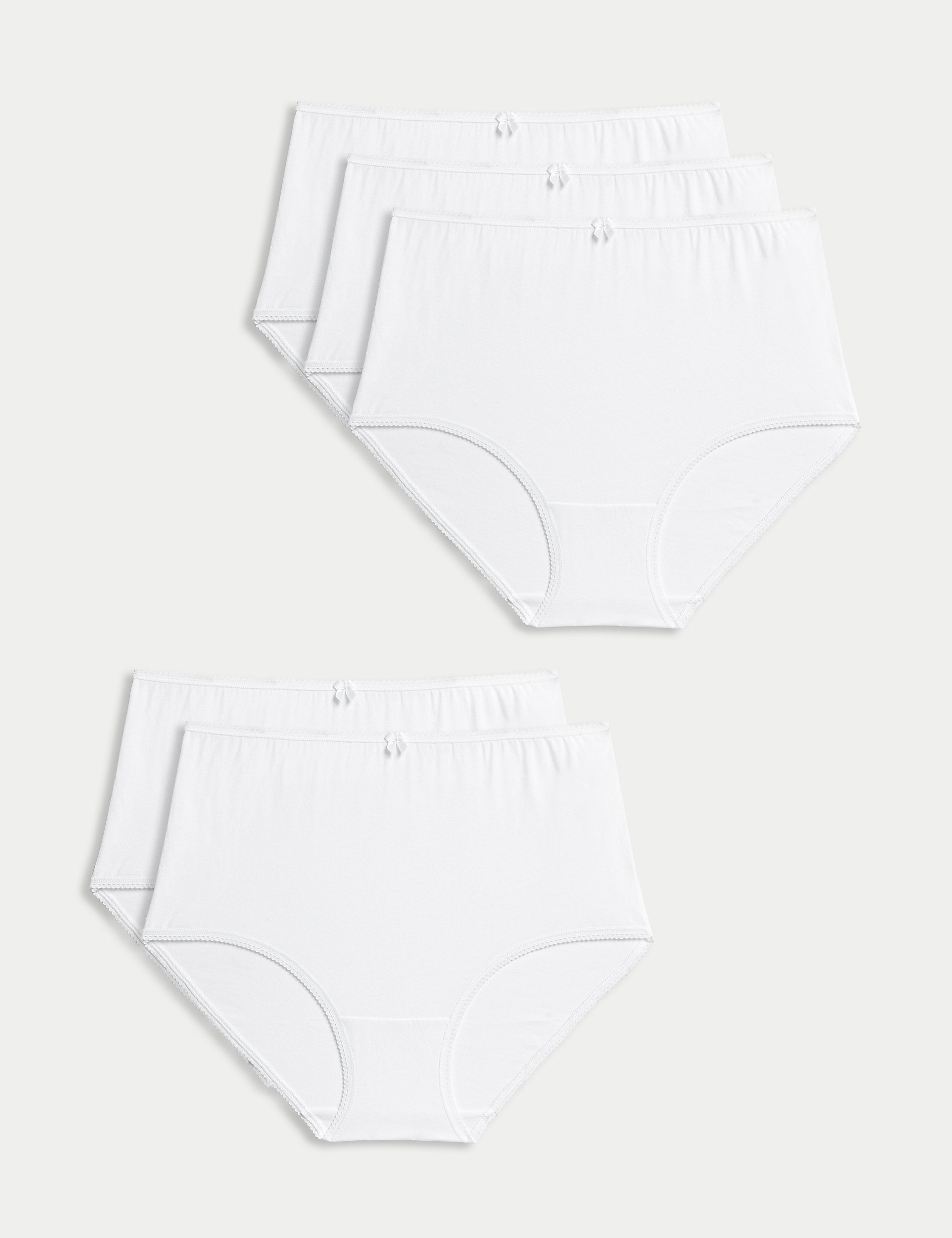 5 件装棉质莱卡®传统三角裤