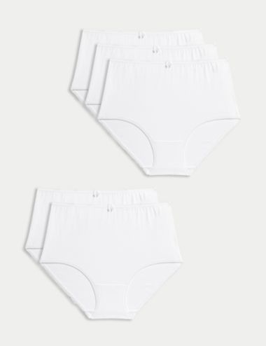 Buy Marks & Spencer Medium Rise Three-Fourth Coverage Hipster Panty (Pack  of 3) - Assorted at Rs.649 online