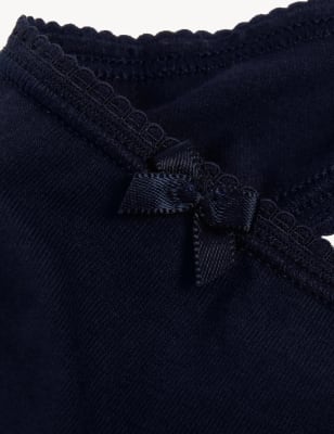 

Womens M&S Collection 5pk Cotton Lycra® Bikini Knickers - Navy, Navy