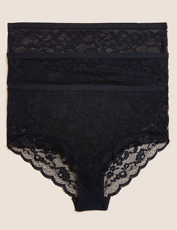 3pk All Over Lace High Rise Shorts - AE