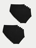 10er-Pack Taillenslips aus Baumwolle mit Lycra®