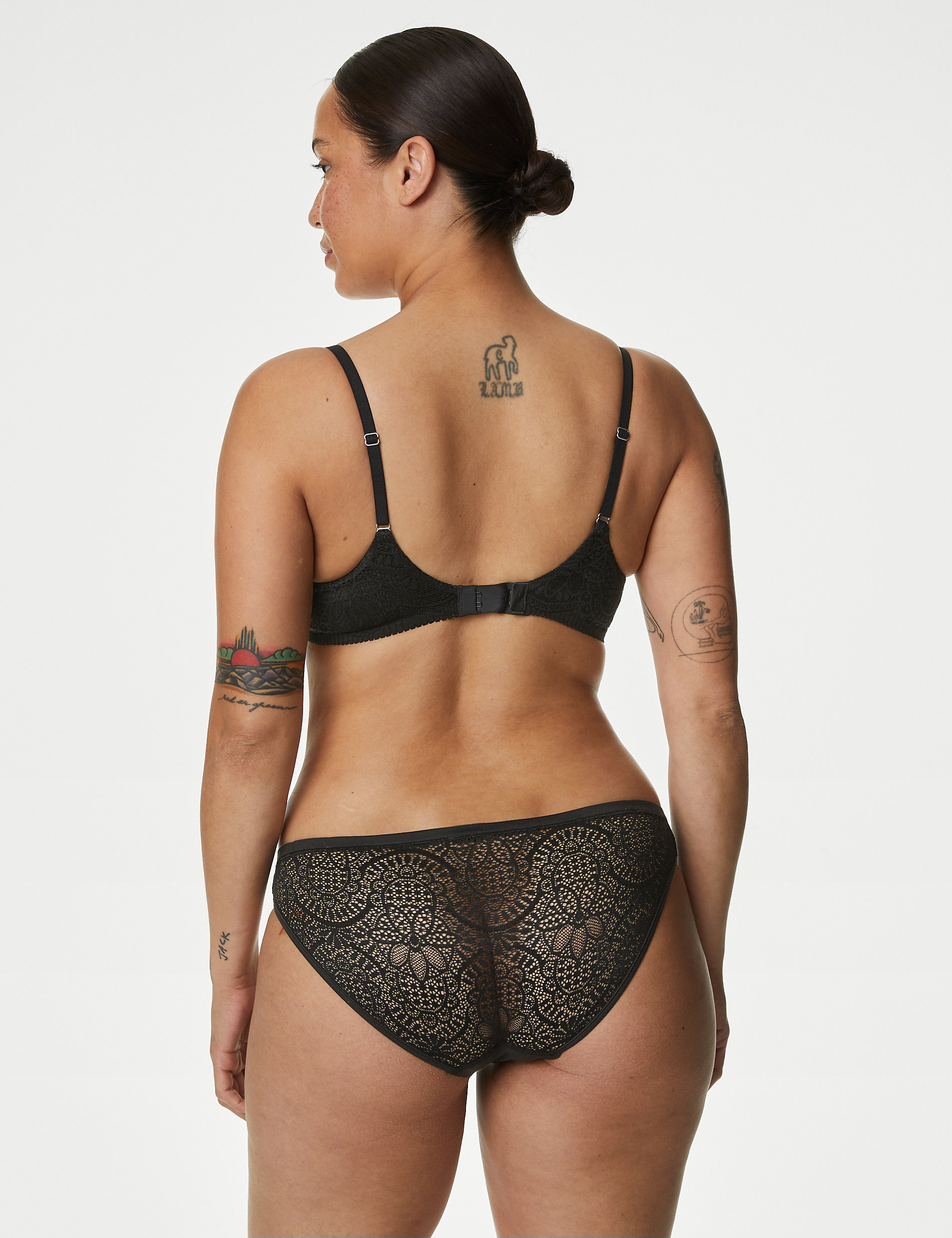 Body Soft™ – 3er-Pack Bikinislips mit Spitzenbesatz