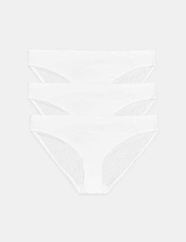 3pk Body Soft™ Lace Bikini Knickers - AU
