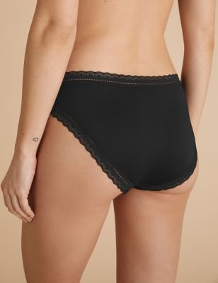 Buy MARKS & SPENCER 5Pack Microfibre With Lace Full Briefs 2024