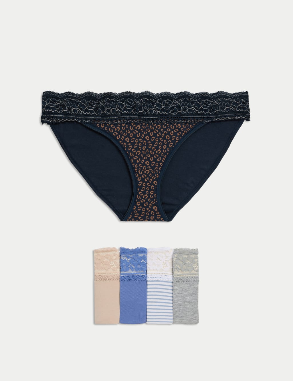 M&S LIMITED COLLECTION 2 Pack Spotted Mesh Brazilian Knickers Size UK 14  BNWT 8951380000000 on eBid United States