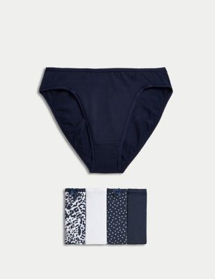Cotton Printed M&S Ladies 5 Pack Full Briefs at Rs 60/piece in Kolkata