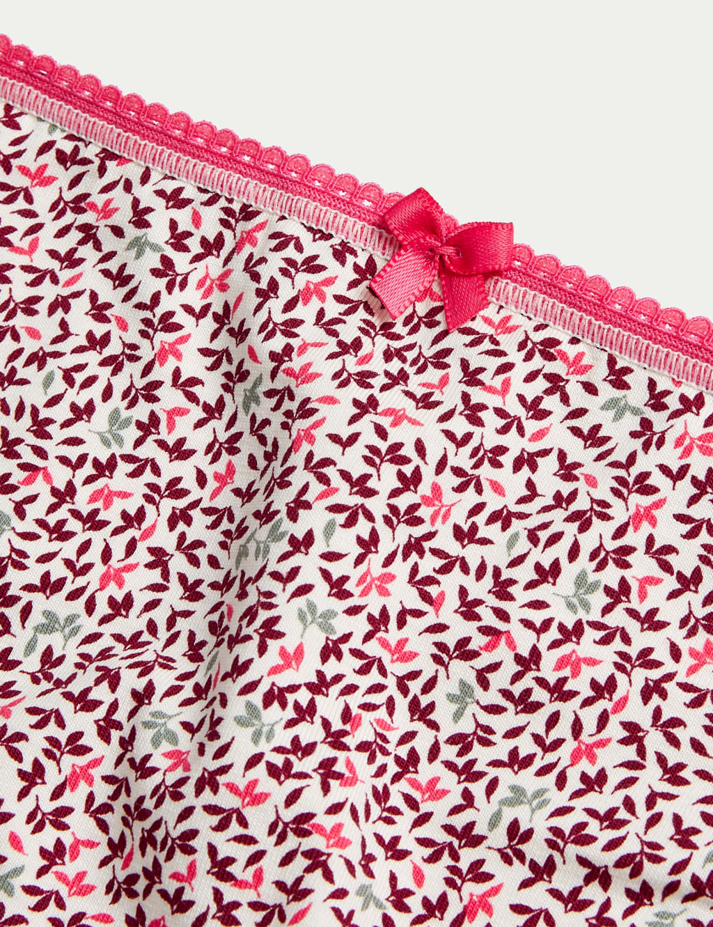 5pk Cotton Lycra™ High Leg Knickers image 5