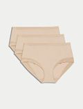 Pack de 3 braguitas culotte de talle alto de modal Flexifit™