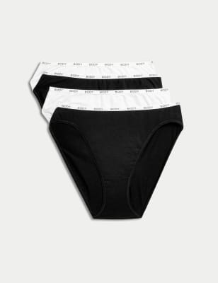 Calvin Klein Women's Signature Cotton 5 Pack Thong, Black/Black