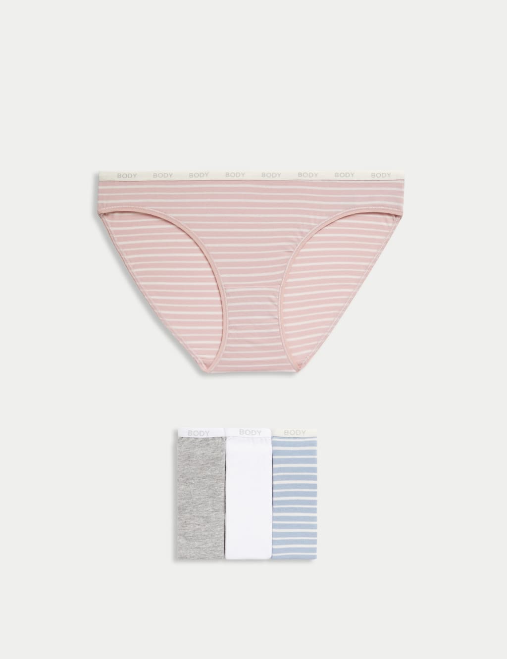 4pk Supima Cotton Rich Bikini Knickers image 1