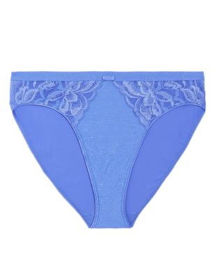 

Womens M&S Collection Wild Blooms High Leg Knickers - Fresh Blue, Fresh Blue