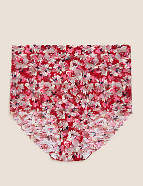 Free Cut Lace Floral Full Briefs