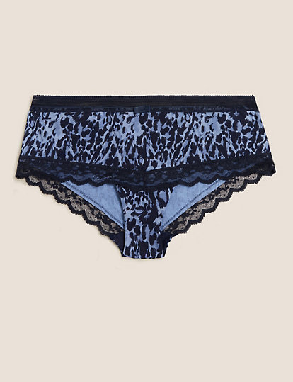 Cotton Mix Lace Low Rise Knickers