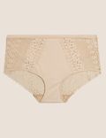 Sumptuously Soft™ Lace Trim High Rise Knickers