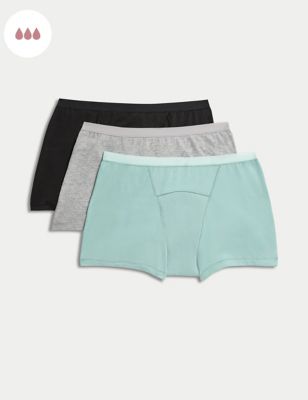 Women Period Panties Heavy Flow Absorbency Boy Shorts Underwear 4