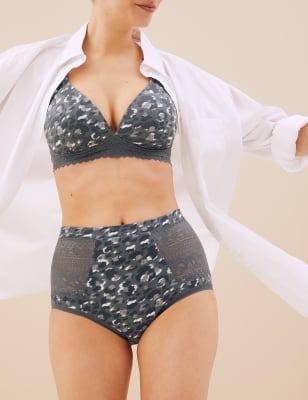 

Womens M&S Collection Taillenslip mit hoher Saugkraft für die Tage - Grey Mix, Grey Mix