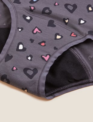 

M&S Collection Pack de 3 braguitas altas para la menstruación de alta absorciónWomens - Dark Grey Mix, Dark Grey Mix