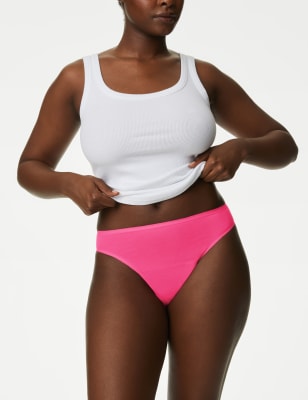3pk Heavy Absorbency Period High Leg Knickers M&S US