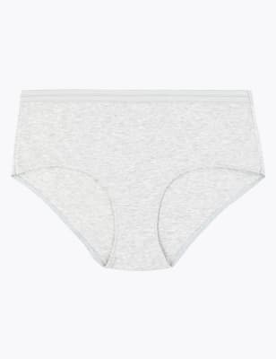 Culotte midi avec bordure &agrave; rayures