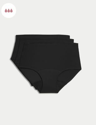 Black No VPL Over Bump Maternity Underwear – Twin Pack