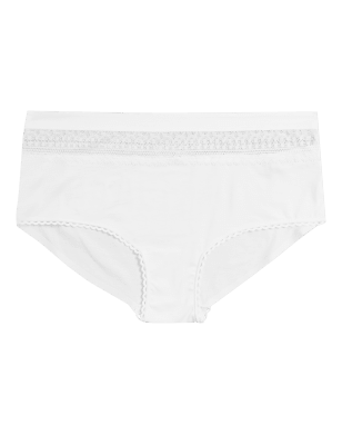 

Womens BODY Cool Comfort™ Cotton Rich High Rise Shorts - White, White