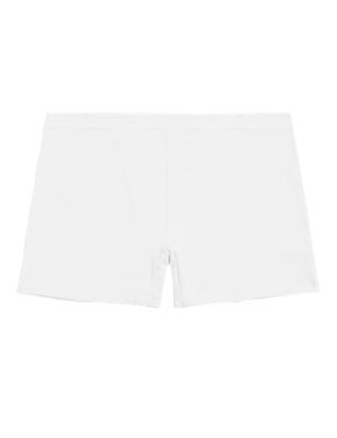 Womens BODY Body™ Cotton Rich Boy Shorts - White