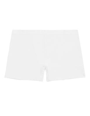 

Womens BODY Body™ Cotton Rich Boy Shorts - White, White
