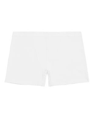 Womens BODY Body™ Cotton Rich Boy Shorts - White