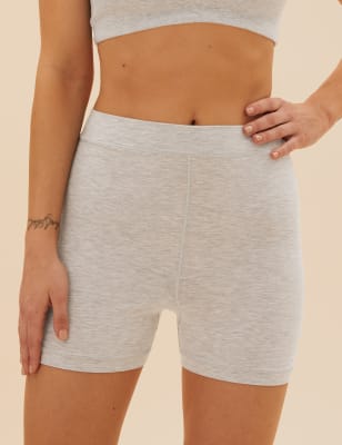 

M&S Collection Braguitas tipo culotte para dormir de talle alto Flexifit™Womens - Grey Marl, Grey Marl