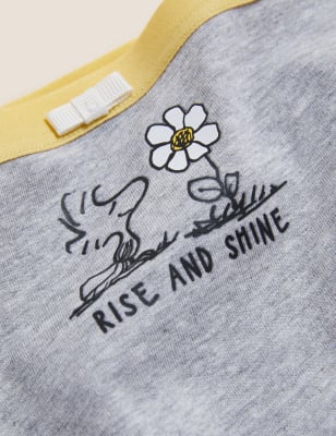 

M&S Collection Pack de 3 braguitas brasileñas de algodón Lycra® estampadas de Snoopy™Womens - Yellow Mix, Yellow Mix