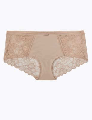 Shorty taille basse orn&eacute; de dentelle au dos, dot&eacute; de la technologie Body&trade;