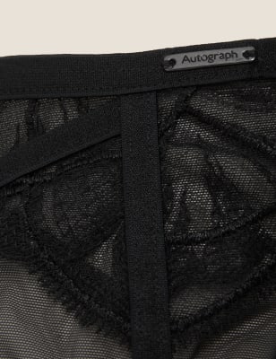 

Womens Autograph Calvi Embroidery Suspenders - Black, Black