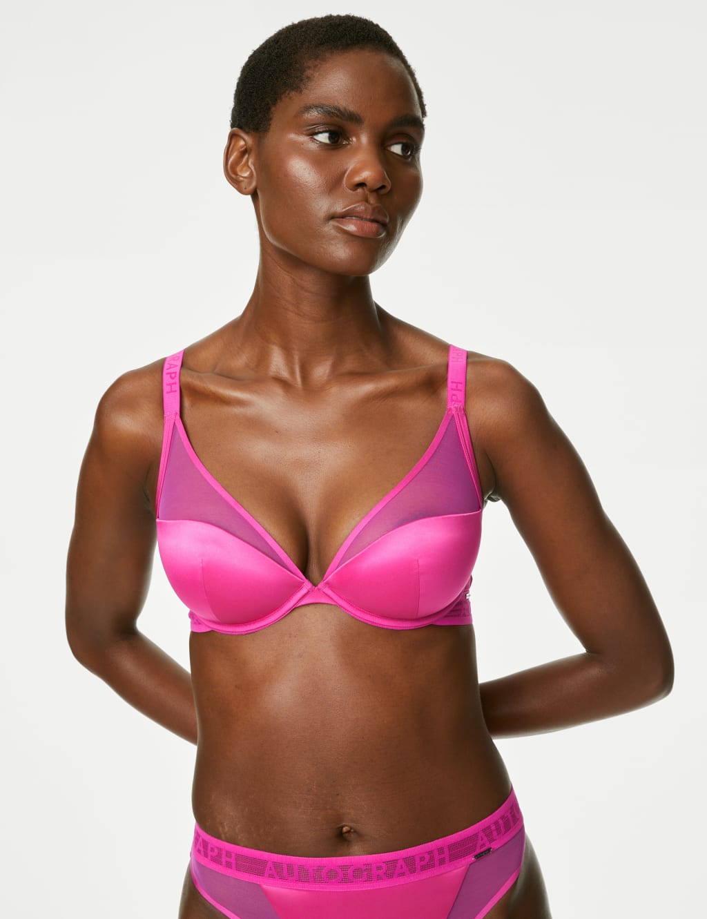 Tivoli Mesh Wired Plunge Bra A-E image 1