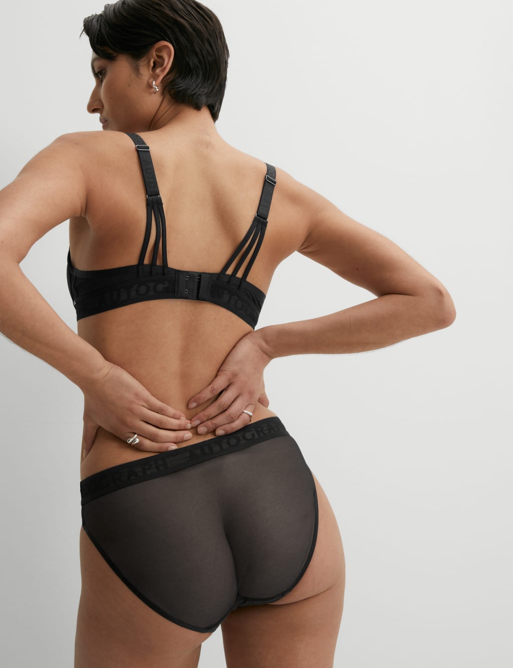 Tivoli Mesh High Leg Knickers image 3