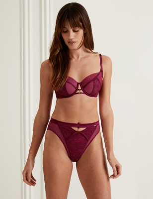 

Autograph Braguitas de corte y talle alto LexingtonWomens - Claret, Claret