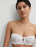 Marseilles Lace Wired Strapless Bustier A-D