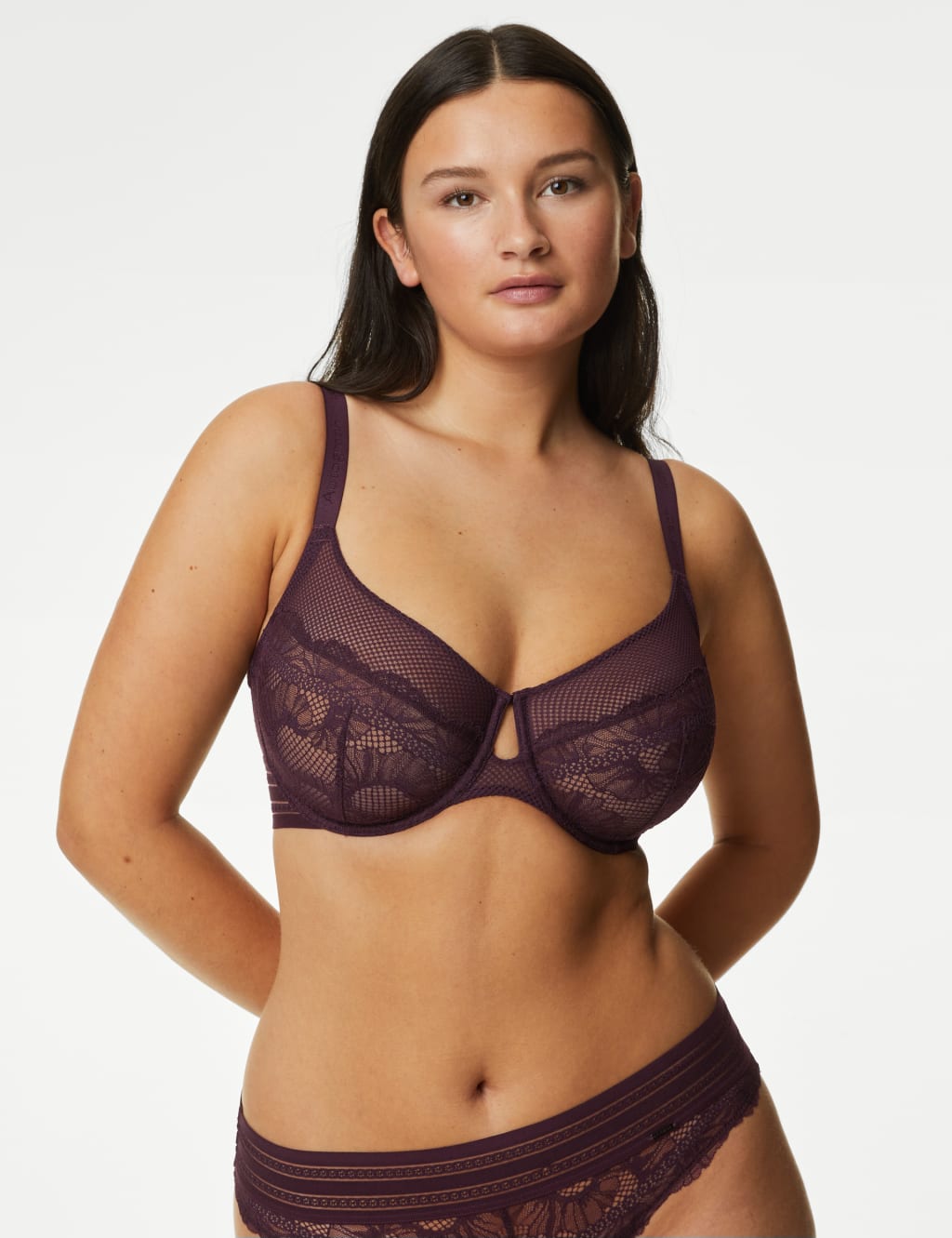 Marseilles Lace Wired Minimiser Bra image 3