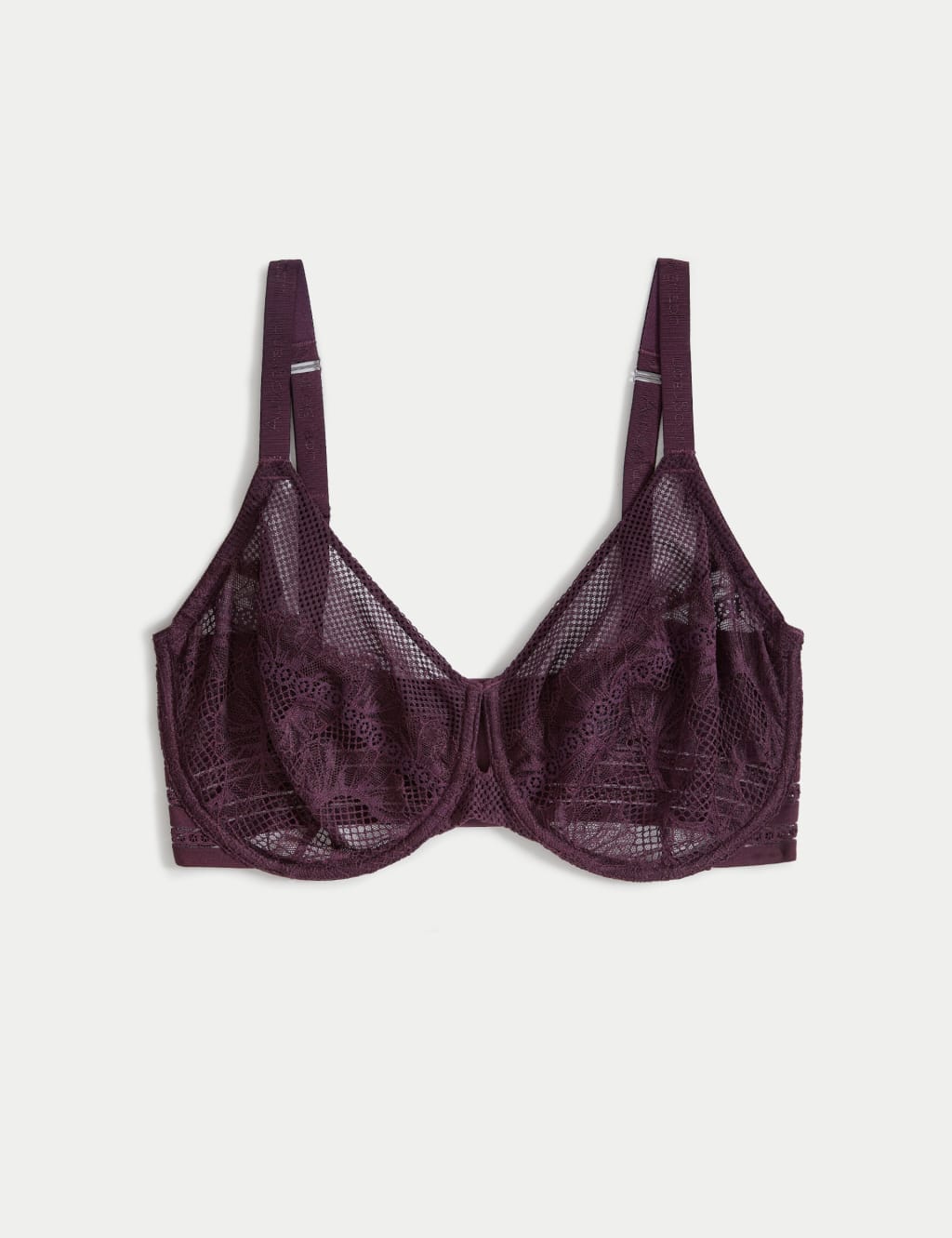 Marseilles Lace Wired Minimiser Bra image 2